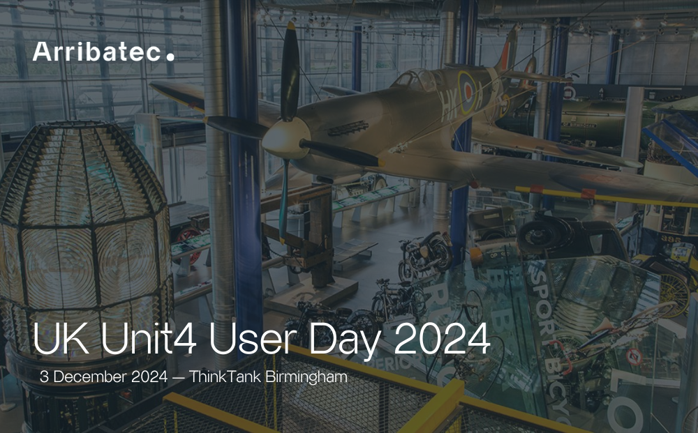 We are pleased to announce that Unit4 ERP (Agresso) users can now register for our free 2024 User Day event at the ThinkTank Science Museum in Birmingham