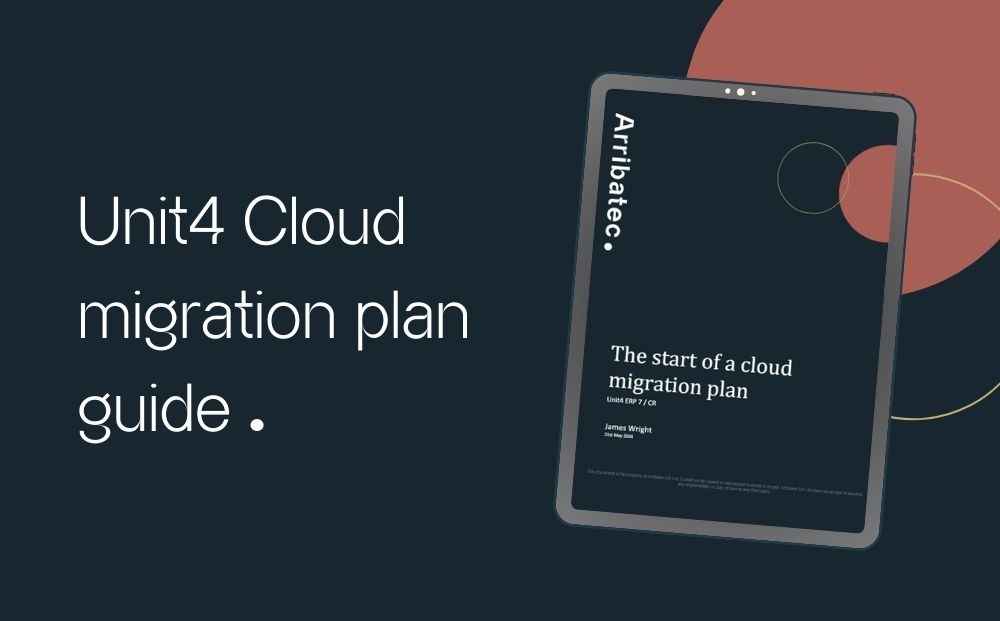 Unit4 Cloud migration plan guide dowload